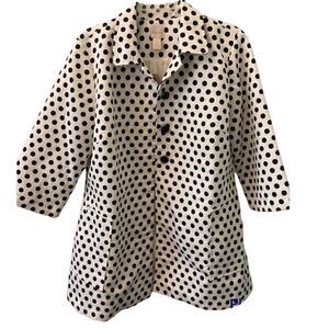 Chico’s 3/4 Sleeve Black & White Jacket